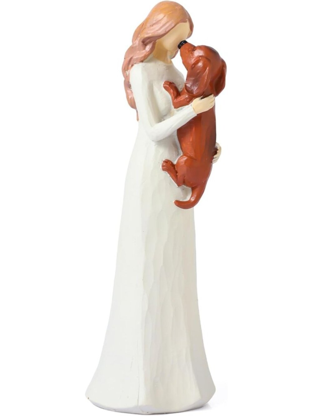 Dachshund Gifts for Dog Lovers, Wiener Dog Mom Figurine & Pet Memorial Decor